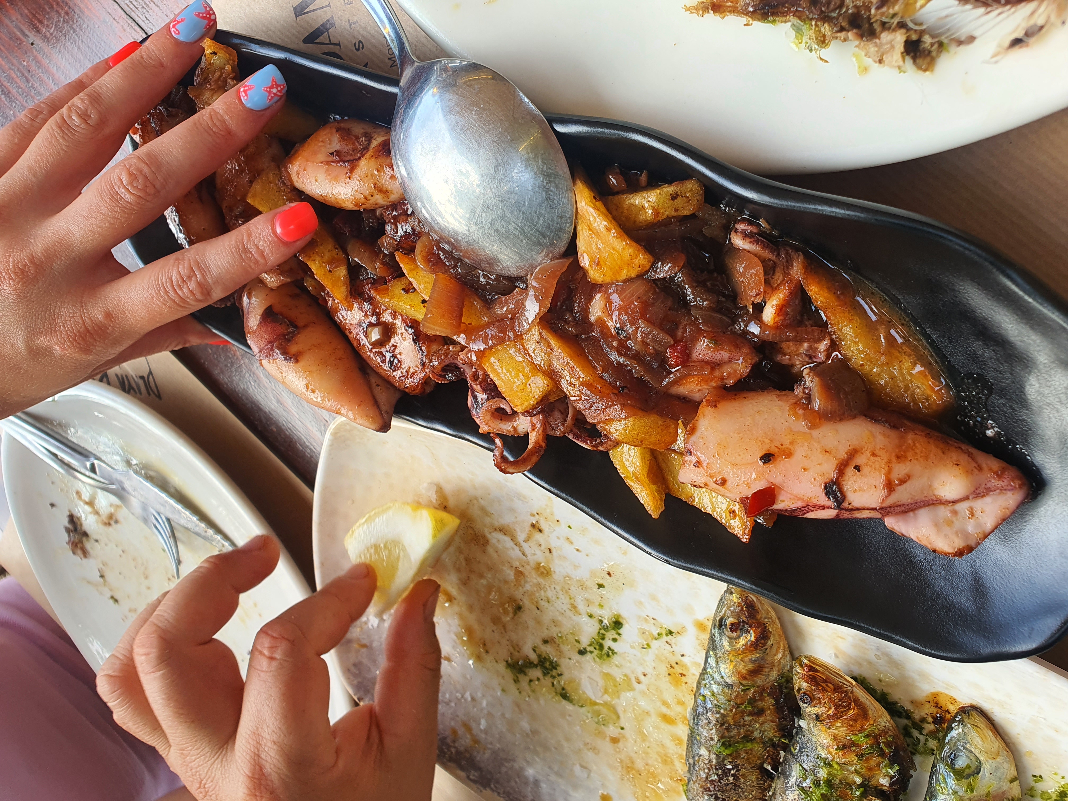 Uno de los platos que disfruté en Bar Playa de Porcía