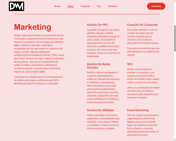 Marca personal pagina web lista para administrar - Imagen 3