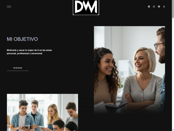 Pagina en construcción web para Coach o Emprendedores digitales entrega 15 días después compra - Imagen 2
