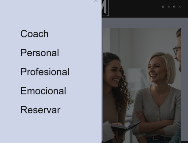 Pagina en construcción web para Coach o Emprendedores digitales entrega 15 días después compra