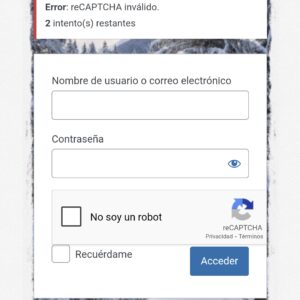 Plugin Acceso Admin y reCAPTCHA PRO