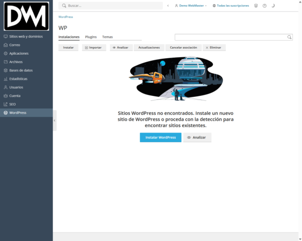 Servidor Profesional configurado para WordPress