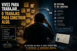 Vives para trabajar… o trabajas para construir algo