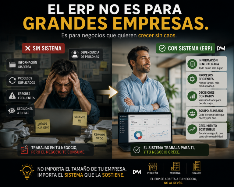 El ERP no es para grandes empresas