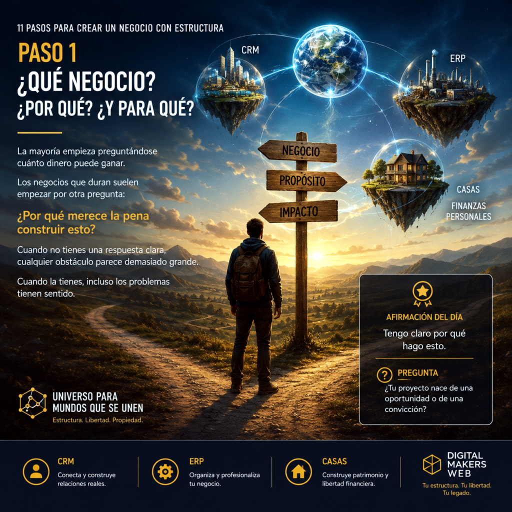¿Qué negocio? ¿Por qué? ¿Y para qué?