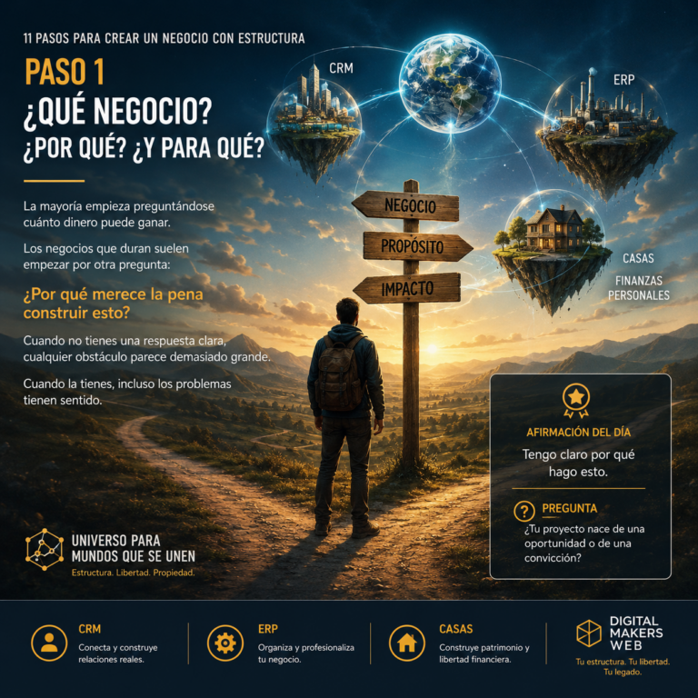 ¿Qué negocio? ¿Por qué? ¿Y para qué?