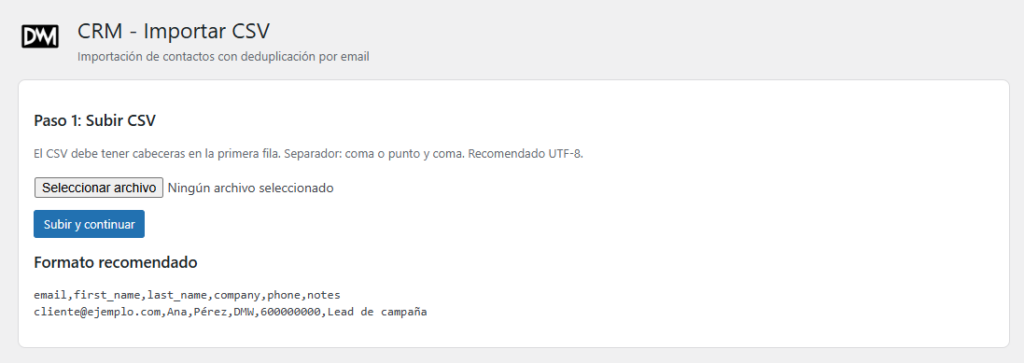 importar desde Substack